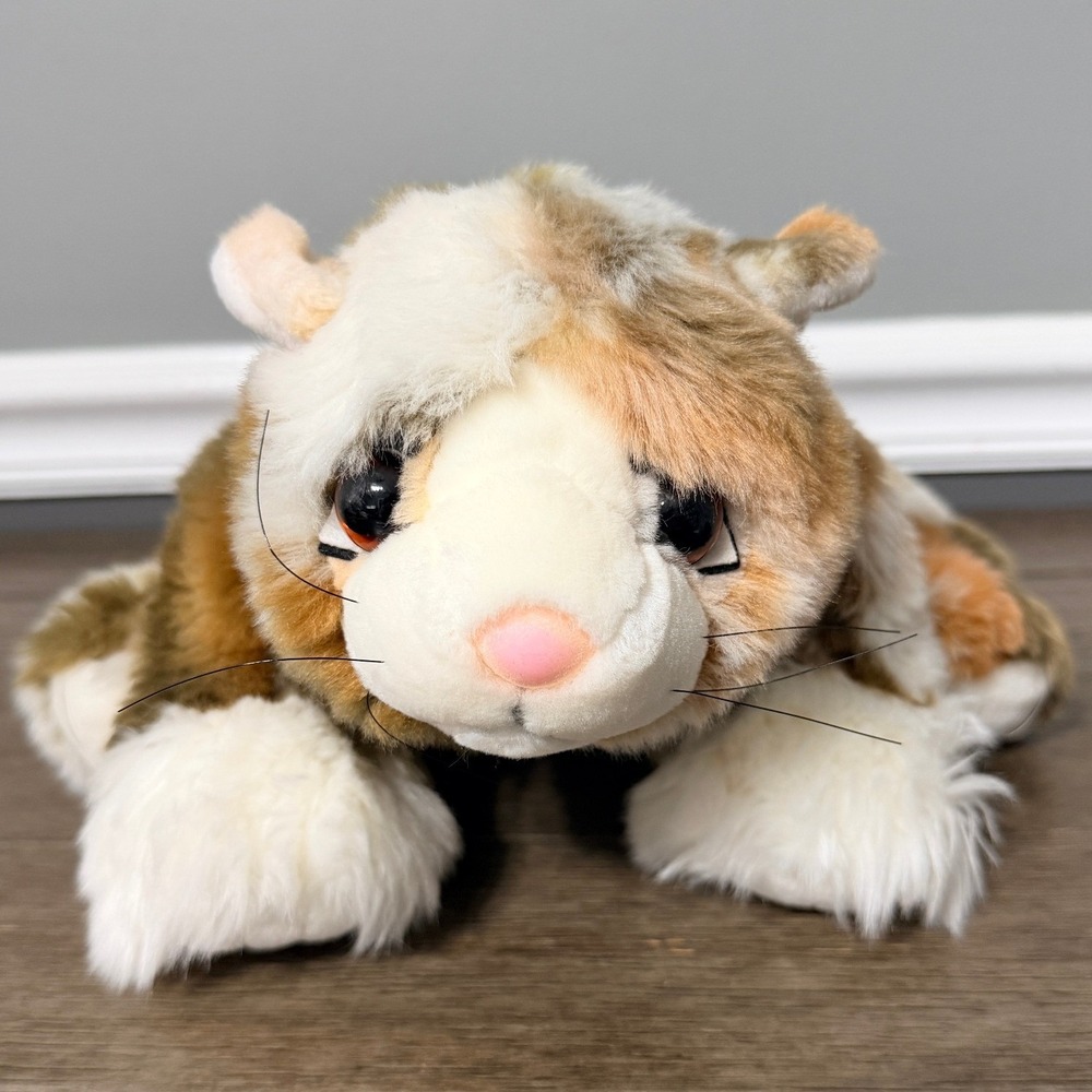 Li'l Pet Hospital Calico Cat Plush Stuffed Animal Rescue Kitty with Bandage